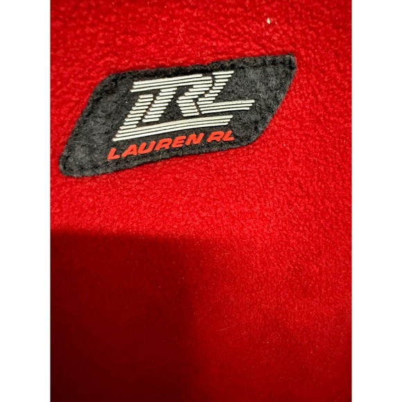 Lauren Ralph Lauren Vintage Red Hooded Pullover Sweatshirt Women's Size Small - Picture 5 of 6